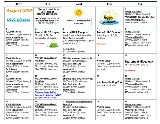 Calendar- Salt Lake- August 2025